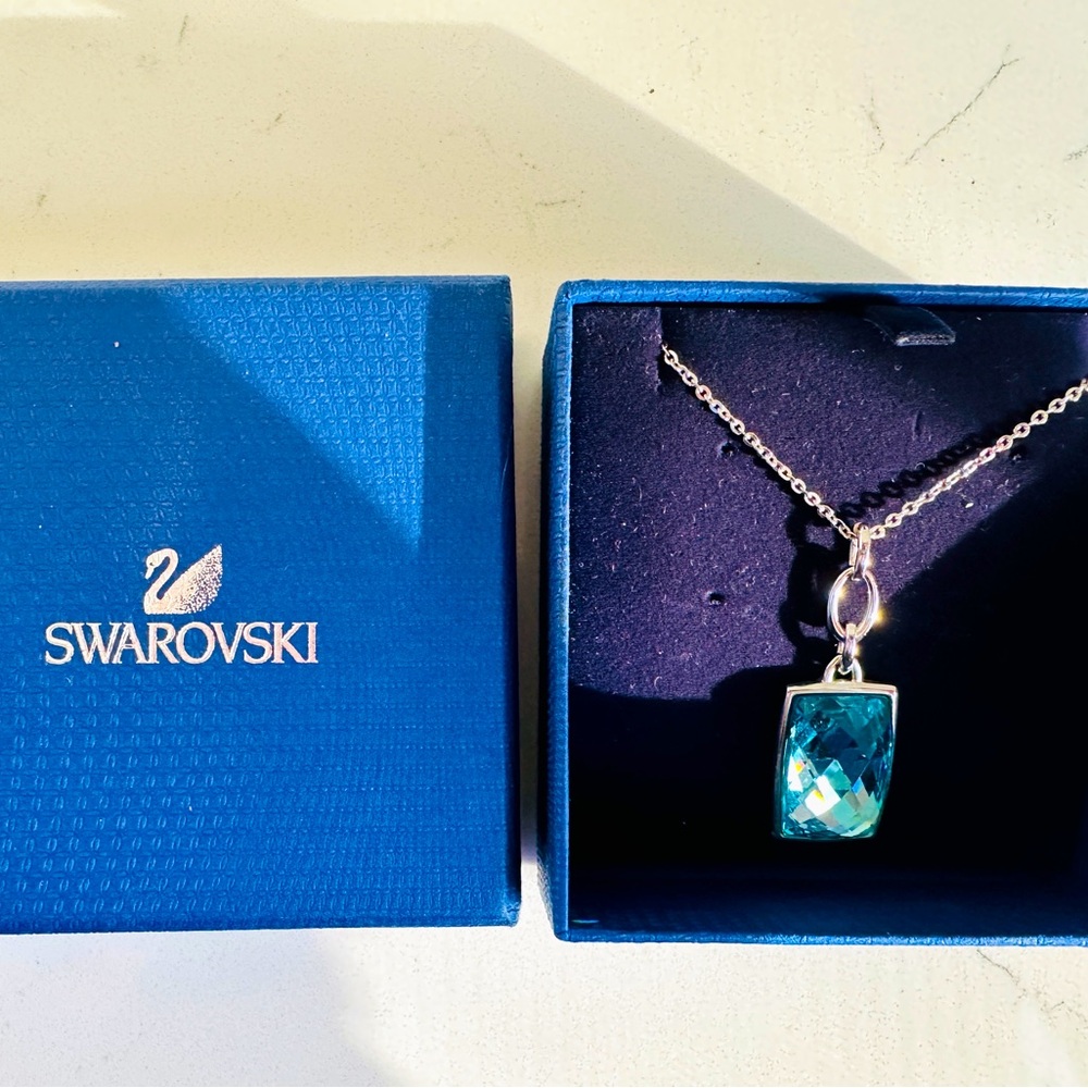 Swarovski Blue Topaz Necklace